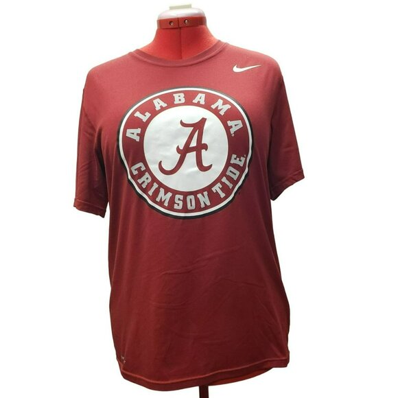 Nike Dri-Fit T-Shirt, Alabama Crimson Tide Size M, Short Sleeve, BAMA Roll Tide - Picture 1 of 9